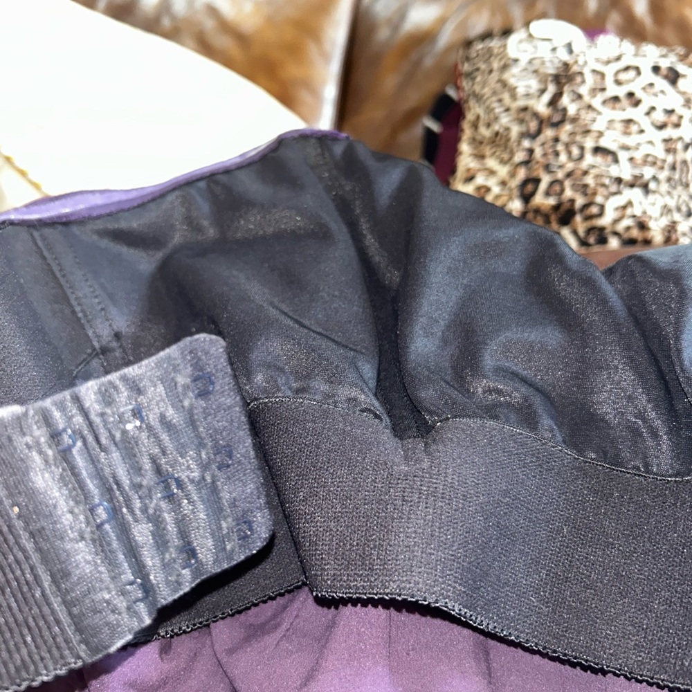 Elegant Purple Strapless Dress by Nicole Miller size 6 - Picture 7 of 8